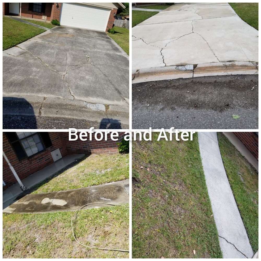 House washing and driveway cleaning in jacksonville fl